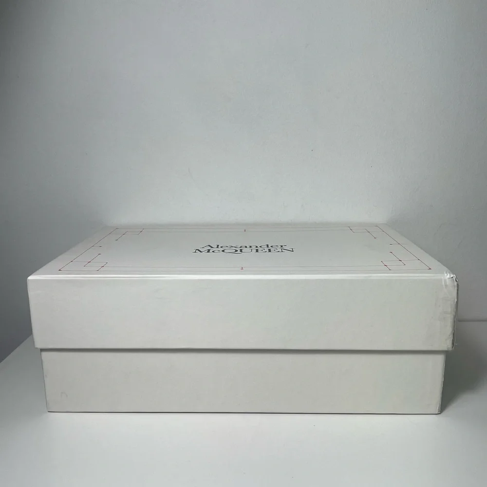 Alexander McQueen AMQ Storage Display Heel Sneaker Sandal Slides Shoebox Box - Picture 5 of 9